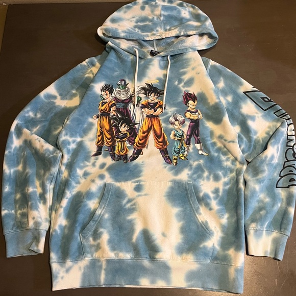dragon ball z Other - Dragon Ball Z Tie-Dye Hoodie blue and white
